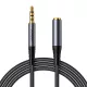 Joyroom SY-A09 AUX hosszabbító kábel 3.5mm mini jack female to 3.5mm mini jack male, 1.2m (fekete)
