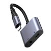 Joyroom SY-L01 2in1 Audio Adapter / Lightning 3.5mm + Lightning (fekete)