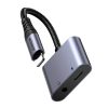 Joyroom SY-L02 2in1 Audio Adapter / Lightning to Double Lightning (fekete)