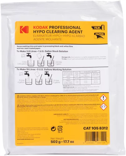 Kodak Professional Hypo tisztítóoldat por – 19 liter készítményhez