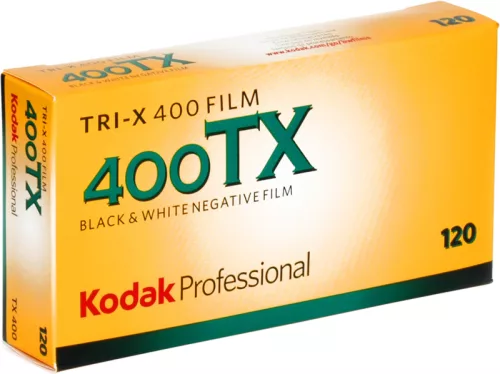 Kodak Tri-X 400TX fekete-fehér negatív film 120-as, 5 tekercs