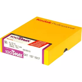   Kodak T-Max 100 fekete-fehér negatív film 4x5 inch, 50 lapos kiszerelés