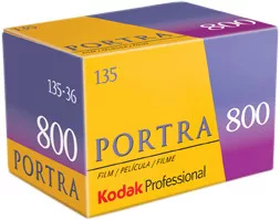 Kodak Portra 800 professzionális színes negatív film 135-36, 1 tekercs
