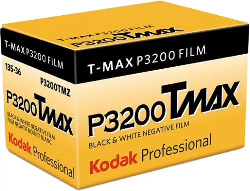 Kodak T-Max P3200 fekete-fehér negatív film 135-ös, 36 kockás