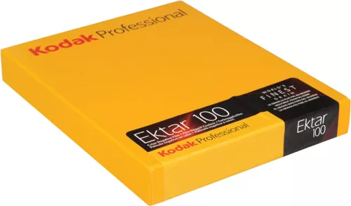 Kodak Ektar 100 professzionális színes negatív film – 4x5 inch, 10 lap