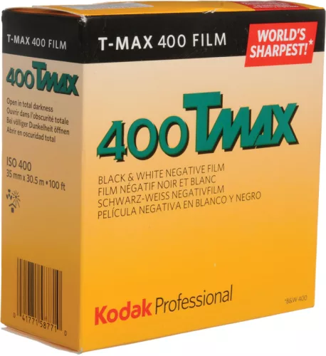 Kodak T-Max 400 fekete-fehér negatív film 35mm x 30,5 méter
