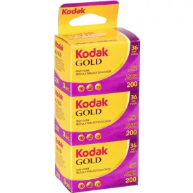   Kodak Gold 200 színes negatív film (135-ös, 36 kocka, dobozos kiszerelés, 3 tekercs)