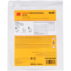   Kodak Professional D-76 filmes előhívó por – 1 liter készítményhez