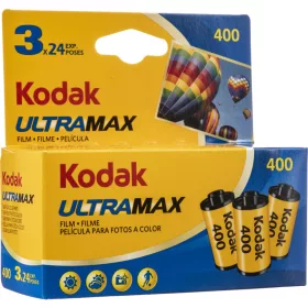   Kodak Ultramax 400 színes negatív film (135-ös, 24 kocka, kártyás kiszerelés, 3 tekercs)