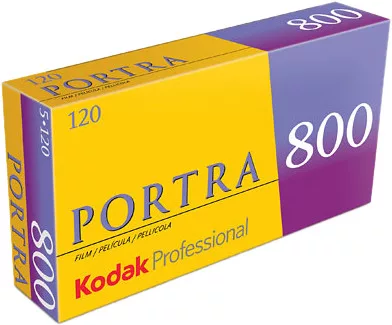 Kodak Portra 800 professzionális színes negatív film 120, 5 darabos csomag