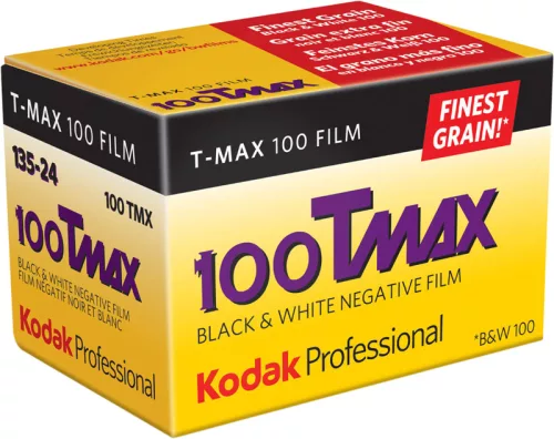 Kodak T-Max 100 fekete-fehér negatív film 135-ös, 24 kockás (1 tekercs)