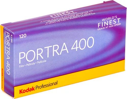 Kodak Portra 400 professzionális középformátumú film 120x5