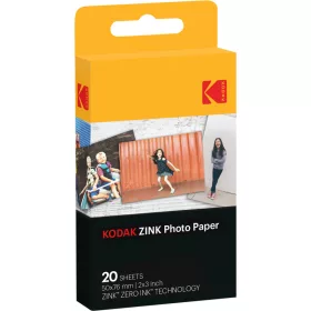 Kodak Zink 2x3” 20 darabos fotópapír csomag