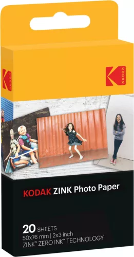 Kodak Zink 2x3” 20 darabos fotópapír csomag