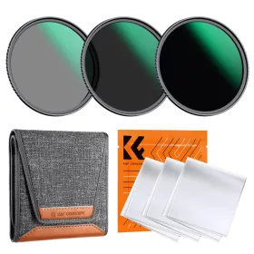   K&F Concept 3in1 Filter Kit: ND8 +ND64 +ND1000 Szűrő -Nano-X Objektív Filter Set