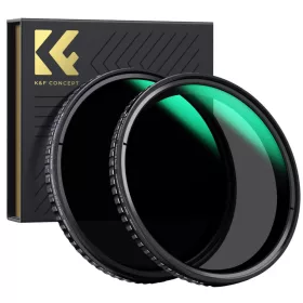   K&F Concept ND2-32 & ND32-512 "True Color" Variálható ND-szűrő KIT - Nano-X Állítható Natural Density Filter (2db)