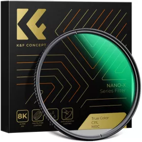   K&F Concept True Color CPL Polárszűrő -Polarizált MC-CPL Nano-X filter