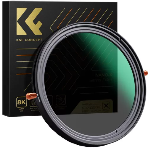 K&F Concept 77mm Nano-X többfunkciós CPL + ND2-32 szűrő (karral)