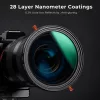 K&F Concept 82mm Nano-X többfunkciós CPL + ND2-32 szűrő (karral)