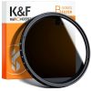 K&F Concept ND2-ND400 62mm Variálható ND szűrő - NDX Állítható objektív filter