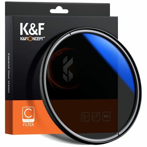 K&F Concept 67mm MC-CPL Polárszűrő - Polarizált Blue (kék) filter