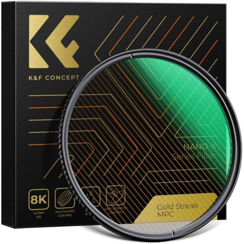 K&F Concept Gold Streak Effect Szűrő / Anamorfikus lencseszűrő - 67mm