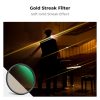 K&F Concept Gold Streak Effect Szűrő / Anamorfikus lencseszűrő - 67mm