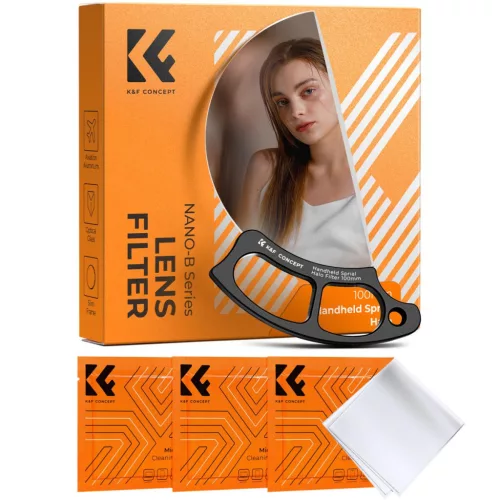 K&F Concept 100mm kézi Vortex (örvény) speciális effekt szűrő (Nano-Basic, prizma)
