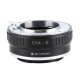 K&F Concept Sony E -EXA Adapter -Objektív-mount Átalakító (EXA-NEX)