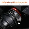 K&F Concept NIKON G SONY E adapter PRO - Sony E NIKON G (Nik G) átalakító - NIK-NEX
