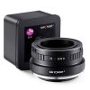 K&F Concept Canon EOS R -T2 Adapter -Objektív-mount Átalakító (T2-EOSR)
