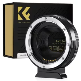   K&F Concept Canon EF/EF-S EOSM Elektromos AF Adapter -Canon EF-M-EOS Átalakító konverter