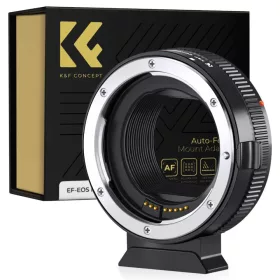   K&F Concept Canon EF/EF-S EOSR Elektromos AF Adapter -Canon EF-R-EOS Átalakító konverter