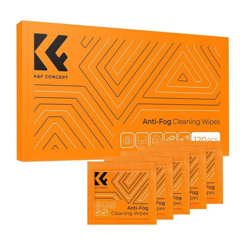 K&F Concept Nedves törlőkendők/ Objektívtisztító kendő -120db