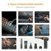 K&F Concept 12in1 szénkefementes sűrített levegős portalanító (akkumulátoros)