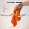 K&F Concept mikroszálas tisztítókendő, 12 darabos szett (narancs/zöld/kék)