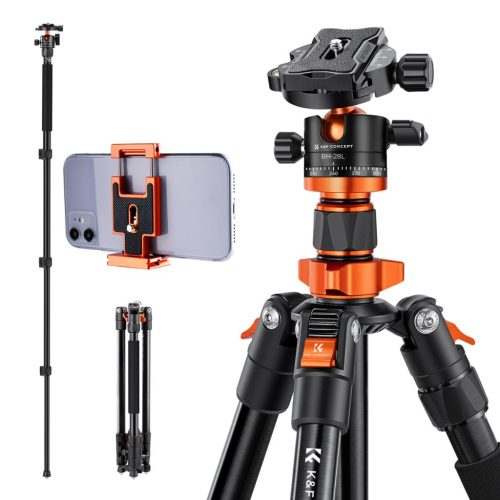 K&F Concept alumínium állvány gömbfejjel  K254A1+BH-28L ( 160cm )
