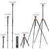 K&F Concept alumínium állvány gömbfejjel  K254A1+BH-28L ( 160cm )