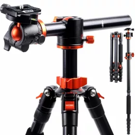   K&F Concept TM2515T1 Alumínium Tripod/ Monopod (170 cm Állvány)