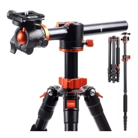   K&F Concept T255A4 Alumínium Kamera Állvány/Tripod / Monopod + BH-28L Gömbfej