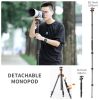 K&F Concept Alumínium Kamera Állvány / Tripod/ Monopod - 200cm