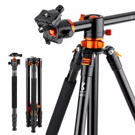   K&F Concept SA254T2 Alumínium Tripod/ Monopod (185/195 cm Állvány)
