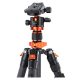 K&F Concept D255C4 Tripod/ Kamera Állvány Kit + +BH-28L Gyorskioldó Cseretalp (170cm)