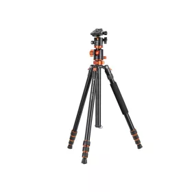   K&F Concept T254A6 Alumínium Kamera Állvány / Tripod +BH-28L Gömbfej (165cm)
