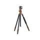 K&F Concept T254A6 Alumínium Kamera Állvány / Tripod +BH-28L Gömbfej (165cm)