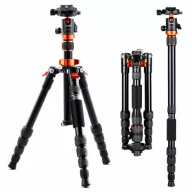   K&F Concept SA225M1 Alumínium Tripod/ Monopod (129cm Állvány)