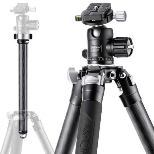 K&F Concept X324C4-BH-35 Carbon-Fiber Szénszálas Tripod (170cm Állvány)