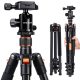 K&F Concept Traveller TM2324 Alumínium Tripod +BH-28L Gömbfej/ Ballhead (163 cm Állvány)