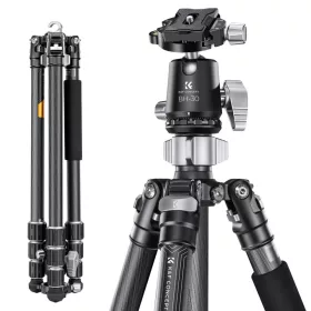   K&F Concept X254C4+BH-30 Carbon-Fiber Szénszálas Tripod/ Monopod (172/ 181cm Állvány)