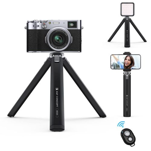 K&F Concept Okostelefon és Kamera Mini Tripod -15cm Állvány (MS05)